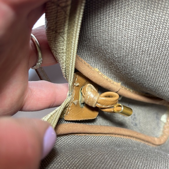 Christian Dior honeycomb old shoulder bag beige PVC full pattern - Picture 12 of 13